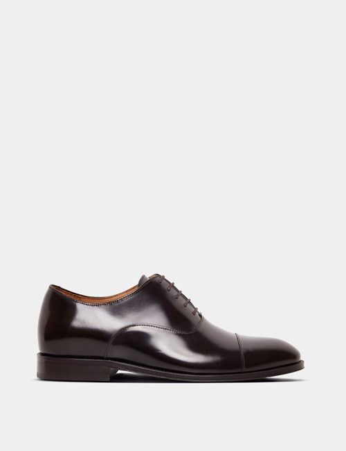 Brown Leather Oxford Shoe