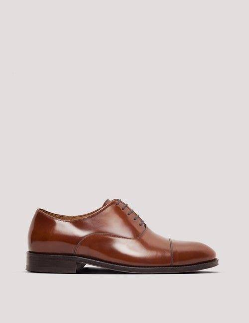 Tan Leather Oxford Shoe