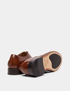 Tan Leather Oxford Shoe-preview3
