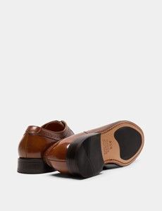 Tan Semi Brogue Shoe