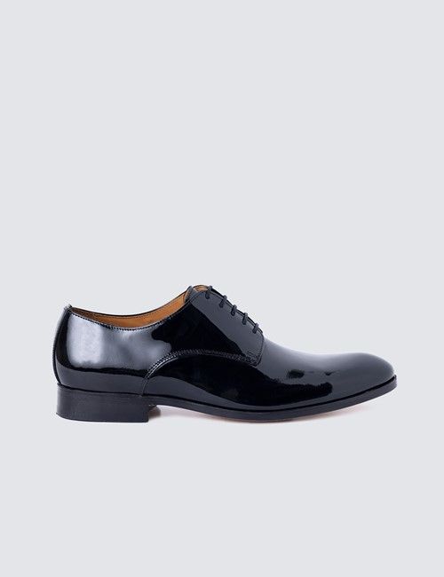 Black Patent Derby Dress Shoe