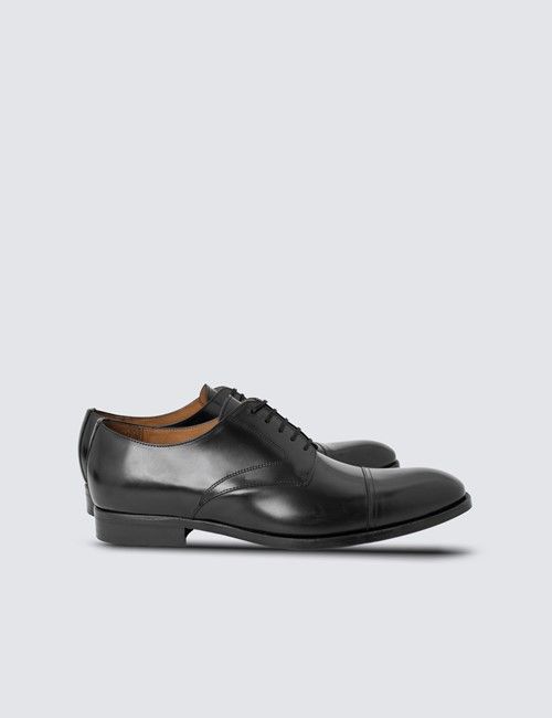 Black Derby Lace Up Shoe-preview