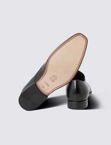 Black Derby Lace Up Shoe-preview3