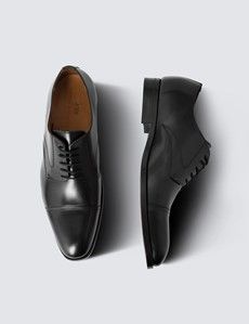 Black Derby Lace Up Shoe-preview4