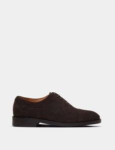 Chocolate Brown Semi Brogue Shoe