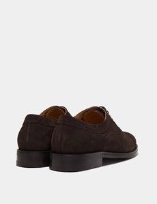 Chocolate Brown Semi Brogue Shoe