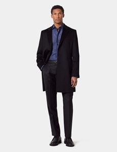 Slim Fit Royal Blue Jacquard Paisley Curtis Shirt