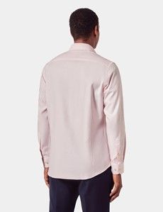 Slim Fit Pink Curtis Shirt - Contrast Detail
