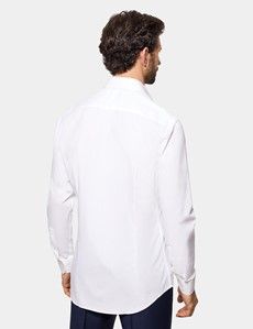 Slim Fit White Curtis Shirt - Contrast Detail