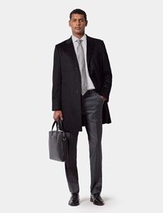 Slim Fit White Curtis Shirt - Contrast Detail