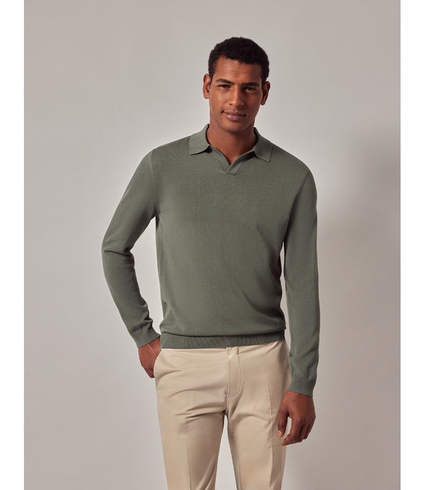 Cotton Poloshirt ニット（ニット／セーター）｜Deuxieme Classe