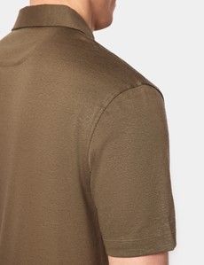 Slim Fit Green Polo Shirt