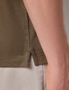 Slim Fit Green Polo Shirt