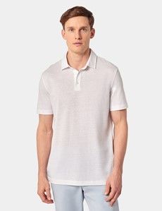 Slim Fit White Polo Shirt