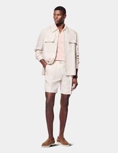 Apricot Open Collar Polo Shirt
