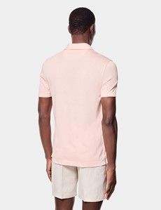 Apricot Open Collar Polo Shirt