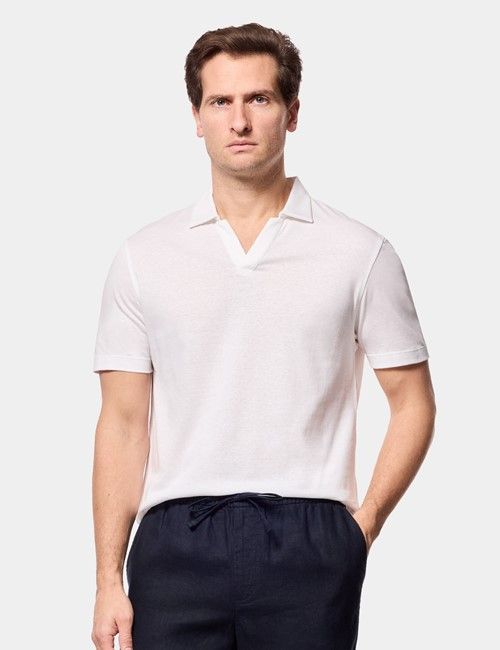 Navy Linen Drawstring Shorts - Machine Washable
