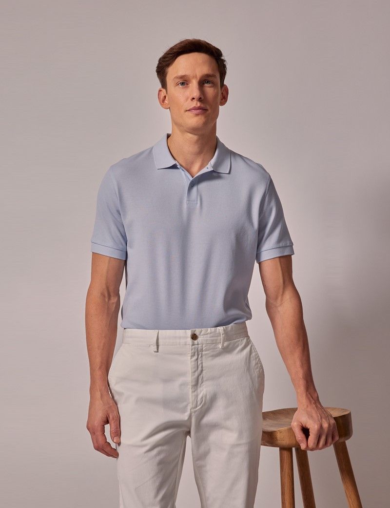 Mercerised cotton polo shirts best sale