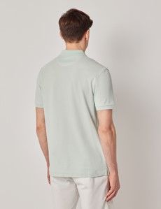 Light Green Mercerised Cotton Polo Shirt - Short Sleeve-preview3