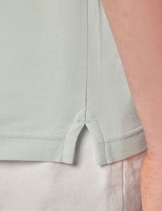 Light Green Mercerised Cotton Polo Shirt - Short Sleeve-preview5