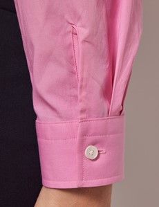 Pink Cotton Relaxed Fit Shirt - Chest Pocket-preview5