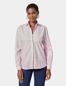 Relaxed Fit Pink Washed Oxford Shirt