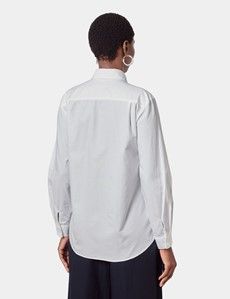 Relaxed Fit White Washed Oxford Shirt
