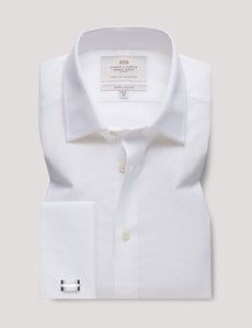 Extra Slim Fit White Poplin Shirt
