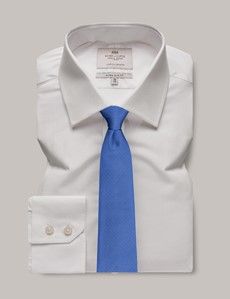Extra Slim Fit White Poplin Shirt-preview2