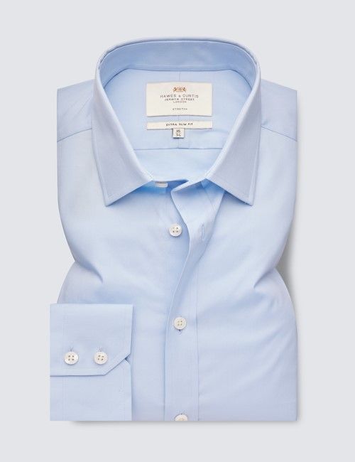 Blue Extra Slim Stretch Shirt-preview