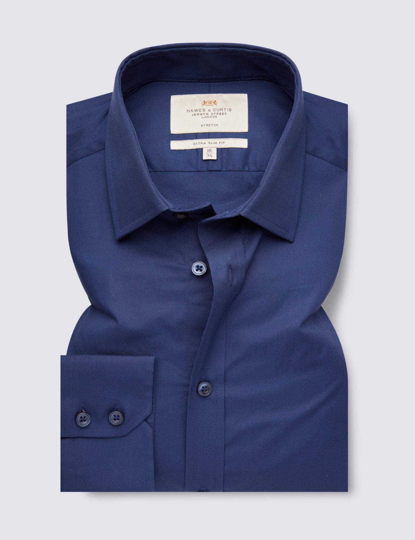 Extra Slim Fit Navy Shirt-preview