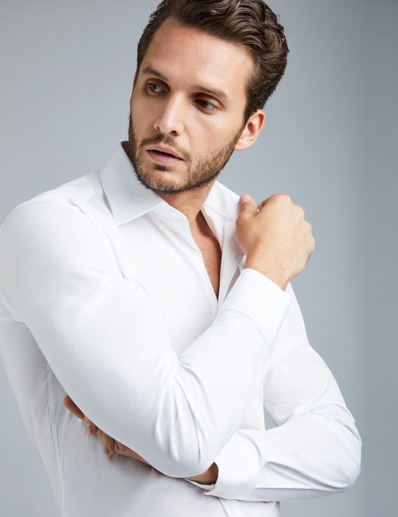 Men s White Extra Slim Stretch Shirt