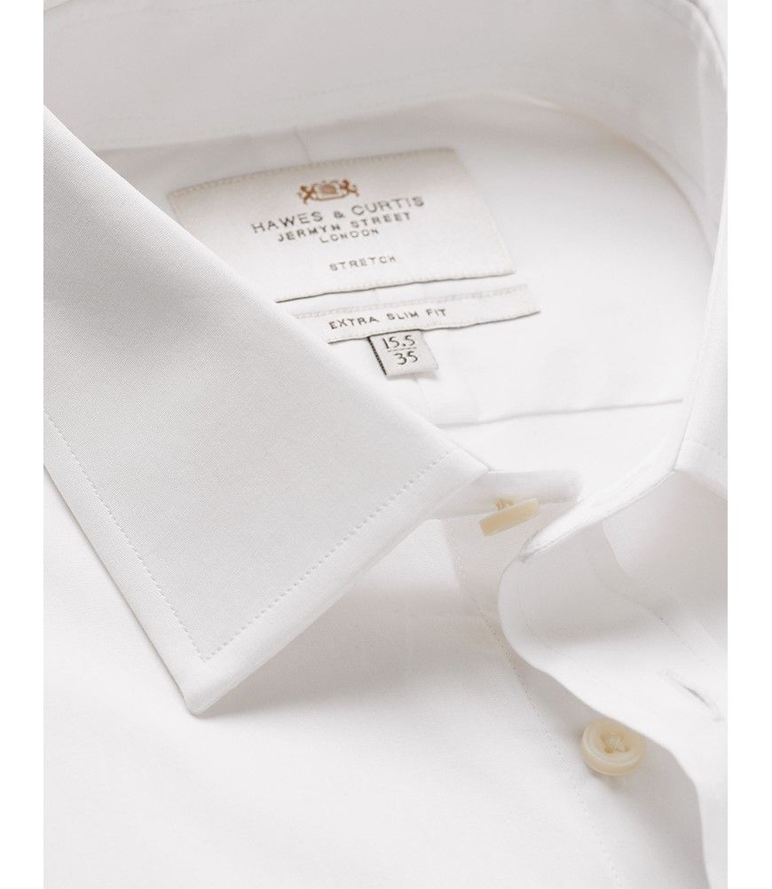 slim fit stretch white dress shirt BOSS Men's shirt 50480070 White / 41