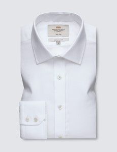Non-Iron White Extra Slim Shirt-preview2