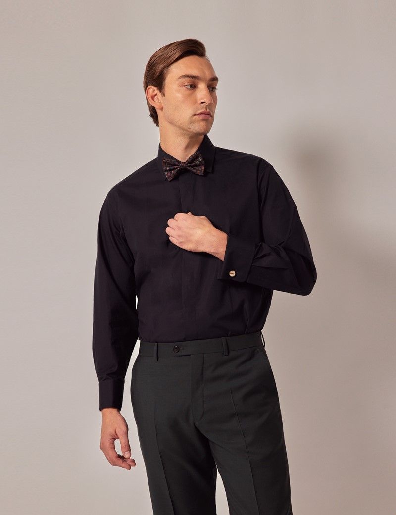 Men's Brown Placket Shirt