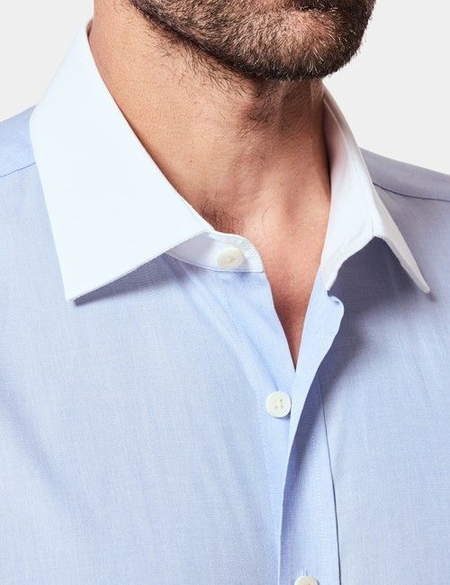 Tailored Fit Blue Tonal Check 1913 Suit Trousers
