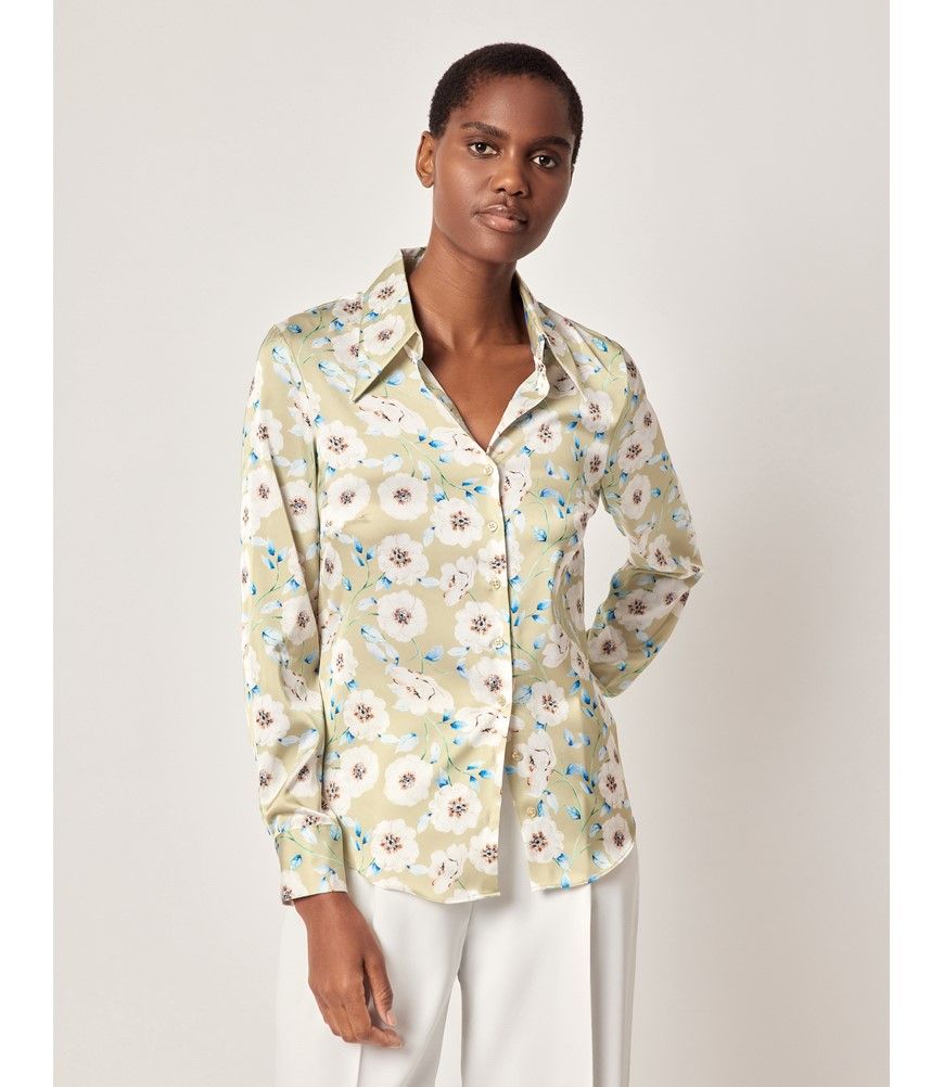 【新品】imperf Vintage Satin Shirt Ecru SMDZI025-E04-197716-870px-