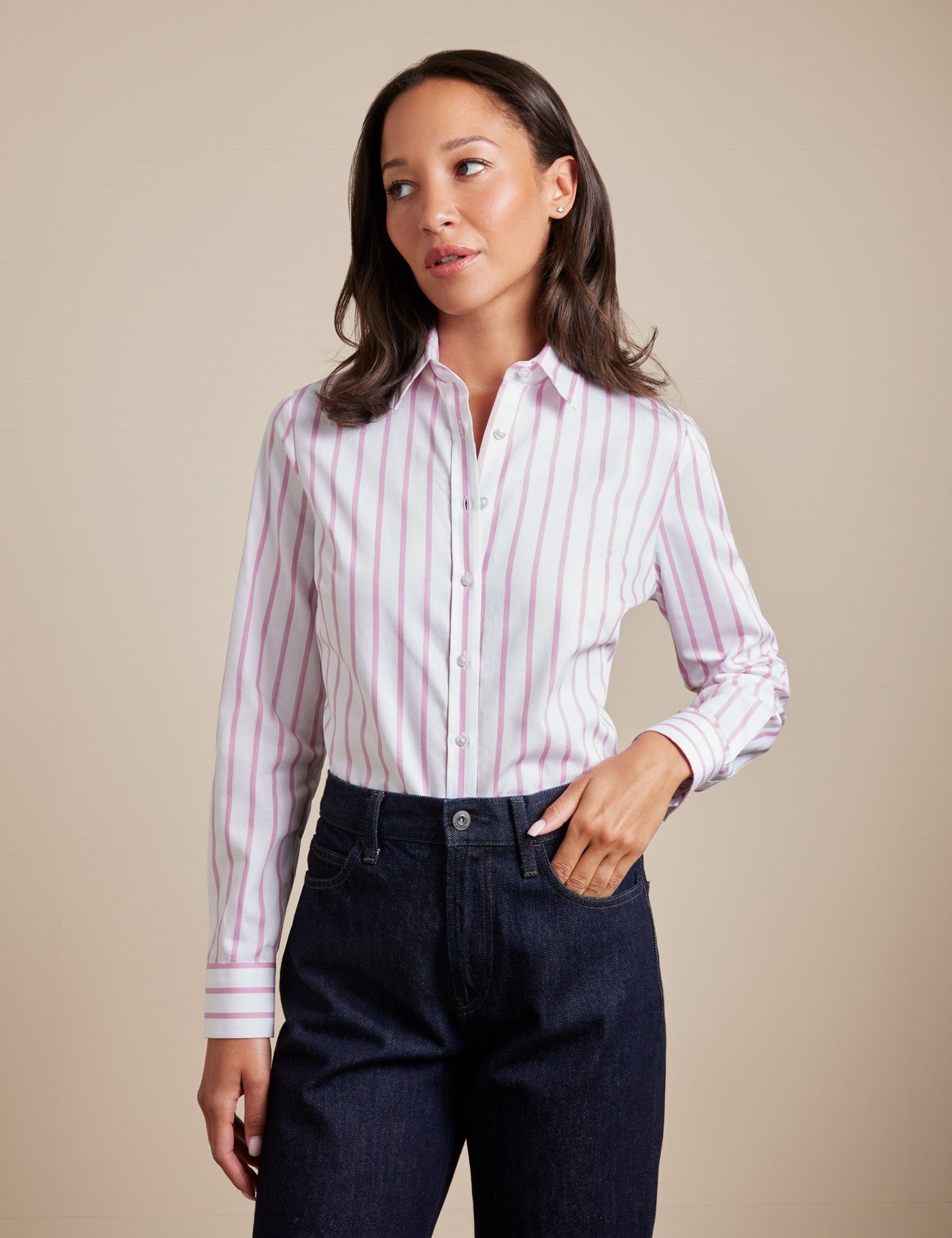 ted baker dress shirts TED BAKER Pink Slim Fit Shirt