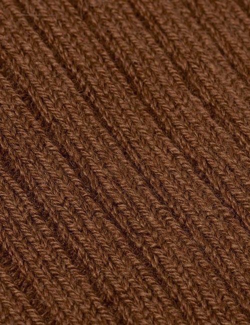 Rust Ribbed 1913 Beanie