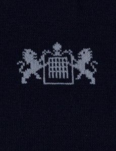 3 Pack Navy Crest Cotton Socks-preview1