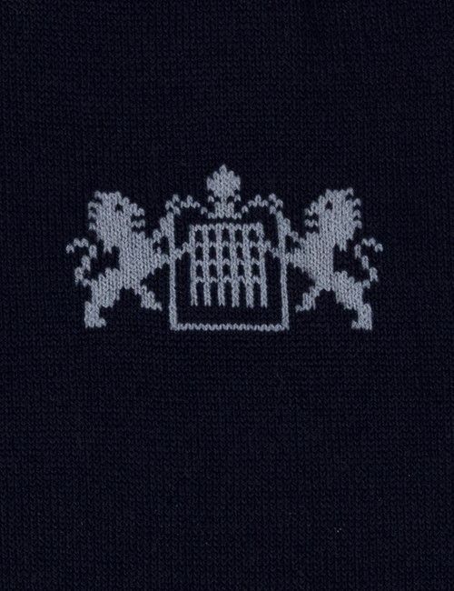 3 Pack Navy Crest Cotton Socks-preview