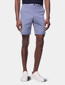 Airforce Blue Garment Dyed Chino Shorts