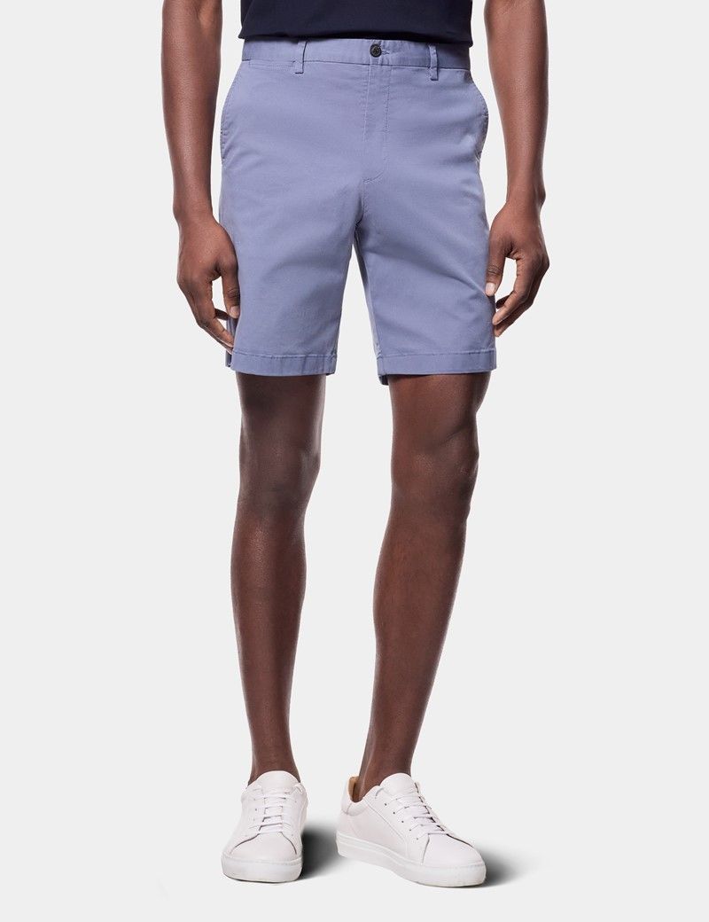 Airforce Blue Garment Dyed Chino Shorts