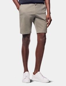 Dusty Olive Garment Dyed Chino Shorts