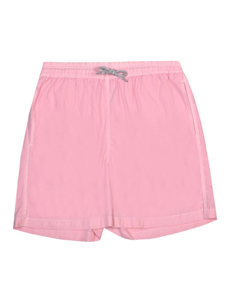 Men s Pink Garment Dye Swim Shorts