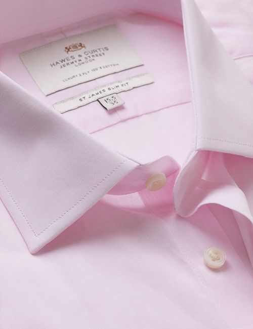 Pink End On End Slim Shirt