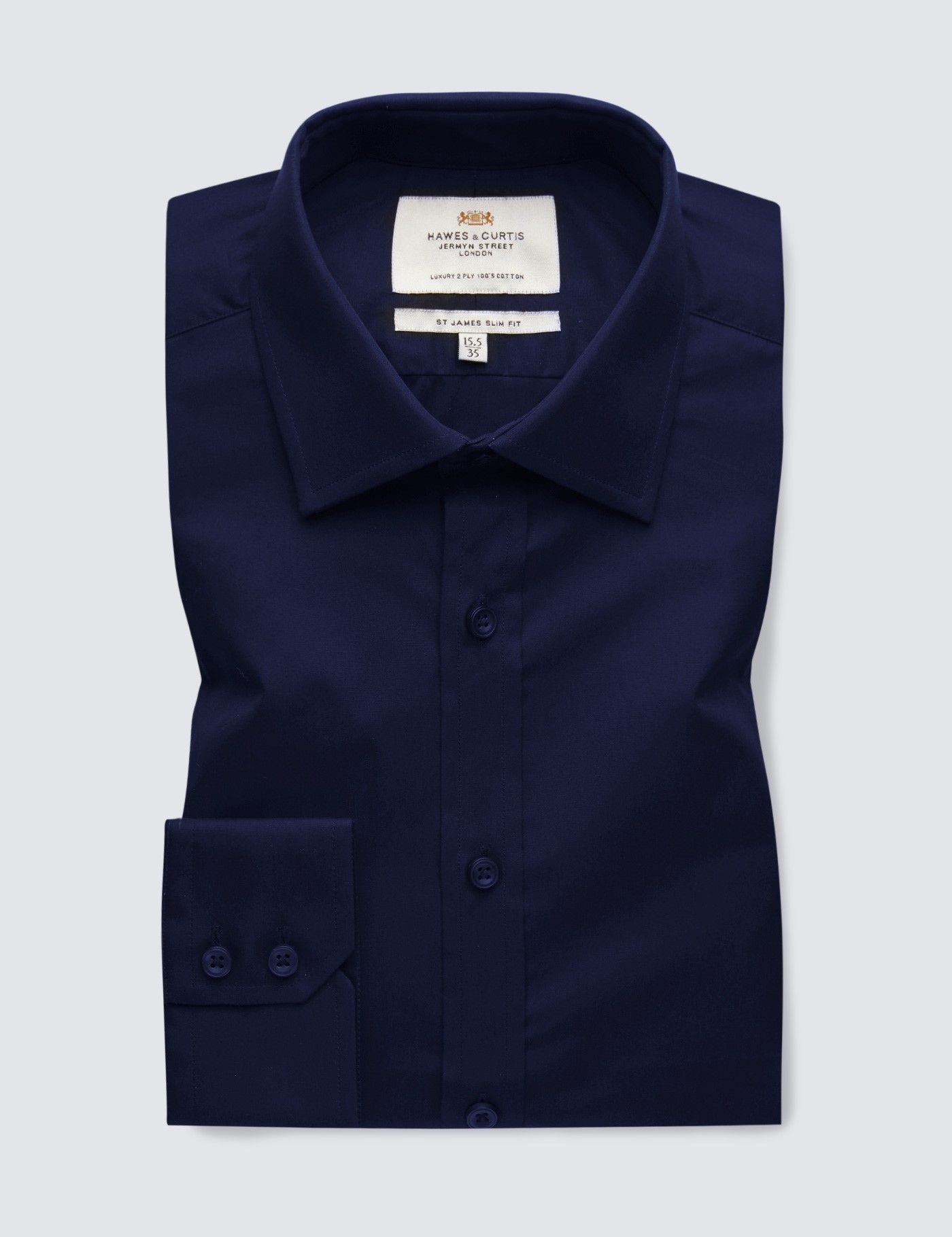 Slim Fit Navy Shirt-preview