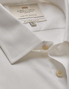 Slim Fit White Poplin Shirt