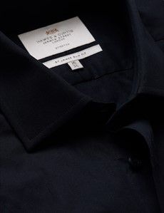 Black Slim Stretch Shirt