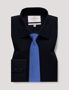Black Slim Stretch Shirt-preview2